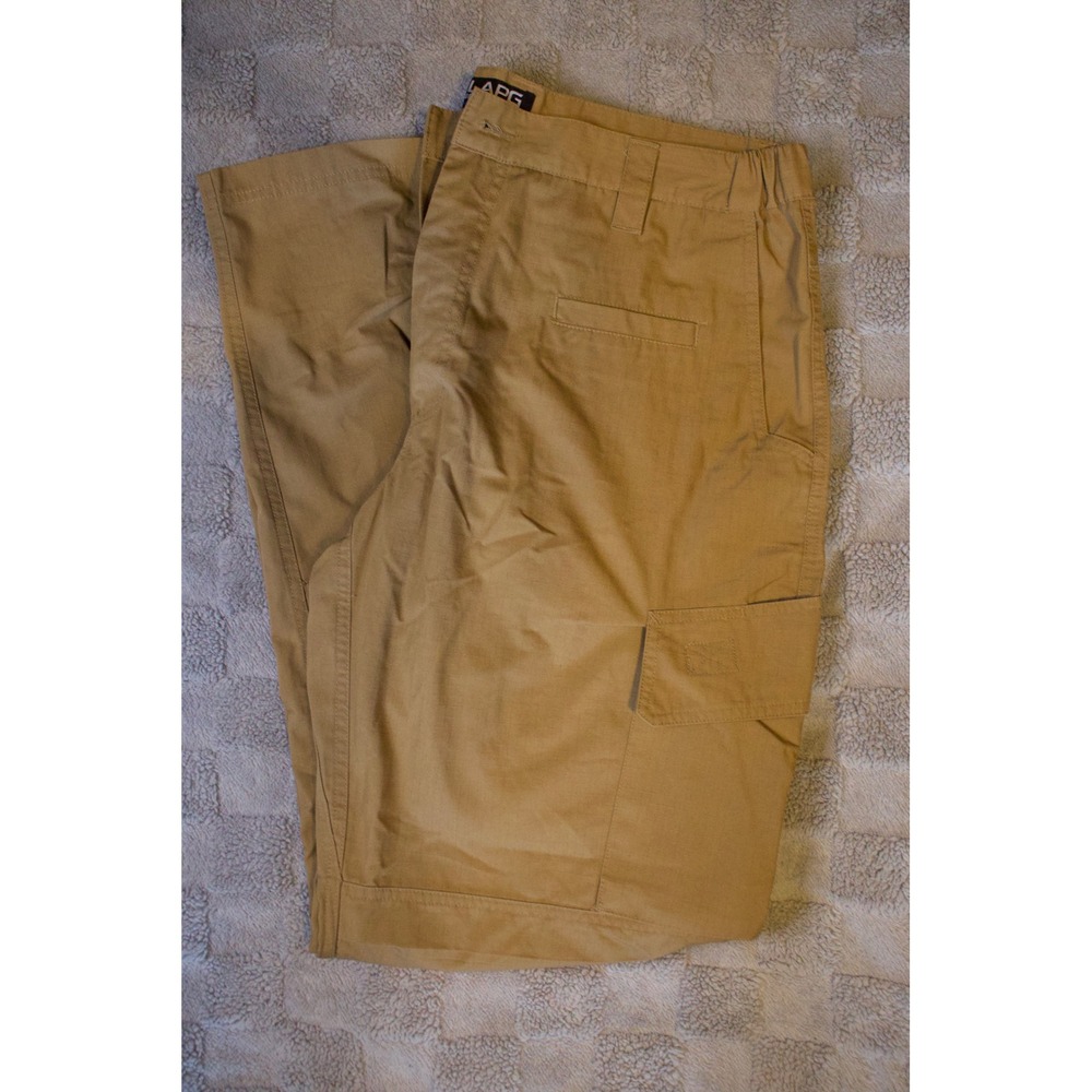 LA Police Gear Urban Ops Tactical Pants Mens Khaki Ripstop Cargo Trousers LAPG